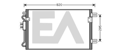 30C12027 EACLIMA Конденсатор, кондиционер