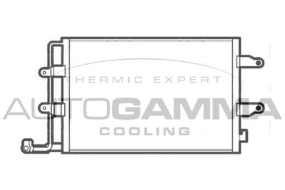 104576 AUTOGAMMA Конденсатор, кондиционер
