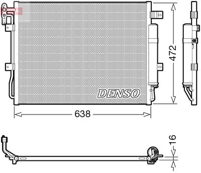 WG2169922 WILMINK GROUP Конденсатор, кондиционер