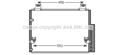 TO5563D AVA QUALITY COOLING Конденсатор, кондиционер