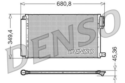 DCN09300 DENSO Конденсатор, кондиционер