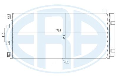 667157 ERA Конденсатор, кондиционер