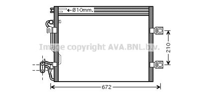 MSA5392 AVA QUALITY COOLING Конденсатор, кондиционер