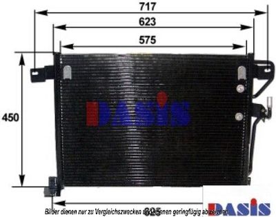 522640N AKS DASIS Конденсатор, кондиционер