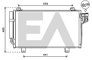 30C52035 EACLIMA Конденсатор, кондиционер