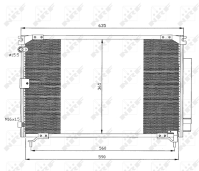 WG2160851 WILMINK GROUP Конденсатор, кондиционер