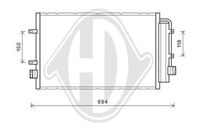 DCC1682 DIEDERICHS Конденсатор, кондиционер