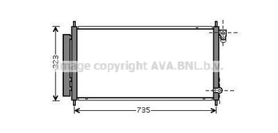 HD5222D AVA QUALITY COOLING Конденсатор, кондиционер