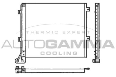 101829 AUTOGAMMA Конденсатор, кондиционер