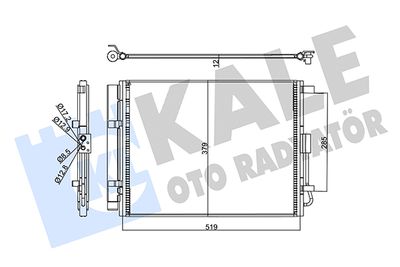 358215 KALE OTO RADYATÖR Конденсатор, кондиционер