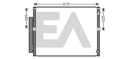 30C71001 EACLIMA Конденсатор, кондиционер