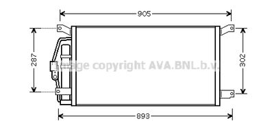 CT5031D AVA QUALITY COOLING Конденсатор, кондиционер