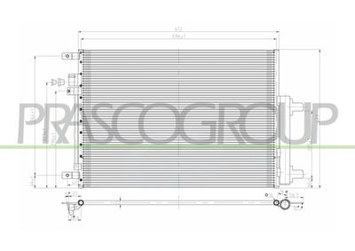 JE100C003 PRASCO Конденсатор, кондиционер