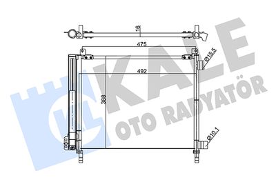 343170 KALE OTO RADYATÖR Конденсатор, кондиционер