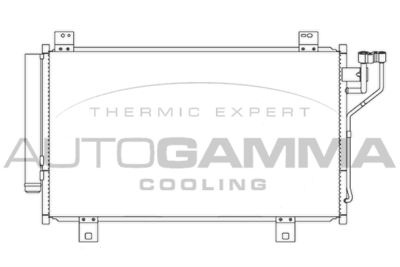 107343 AUTOGAMMA Конденсатор, кондиционер
