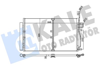 391000 KALE OTO RADYATÖR Конденсатор, кондиционер
