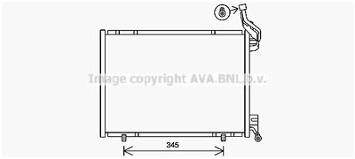 FD5640 AVA QUALITY COOLING Конденсатор, кондиционер