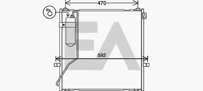 30C51026 EACLIMA Конденсатор, кондиционер