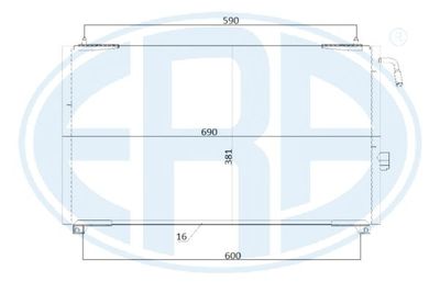 667204 ERA Конденсатор, кондиционер