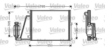 817670 VALEO Конденсатор, кондиционер