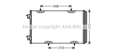 CN5290D AVA QUALITY COOLING Конденсатор, кондиционер