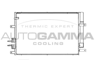 103717 AUTOGAMMA Конденсатор, кондиционер