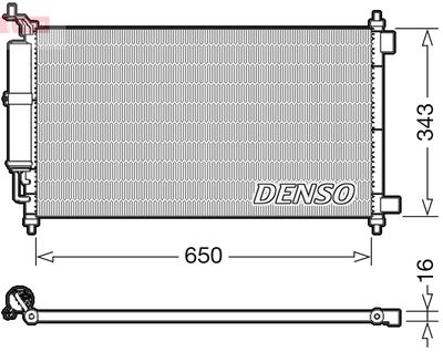 DCN46020 DENSO Конденсатор, кондиционер