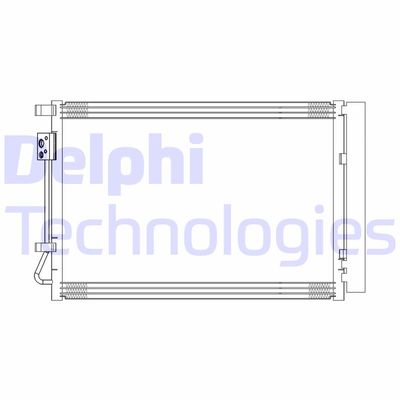 CF20314 DELPHI Конденсатор, кондиционер