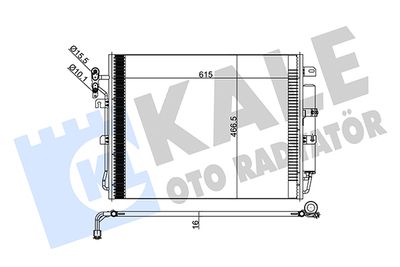 378000 KALE OTO RADYATÖR Конденсатор, кондиционер