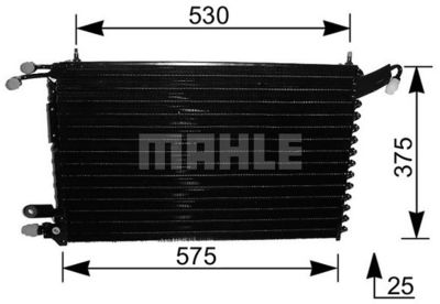 AC215000S MAHLE Конденсатор, кондиционер