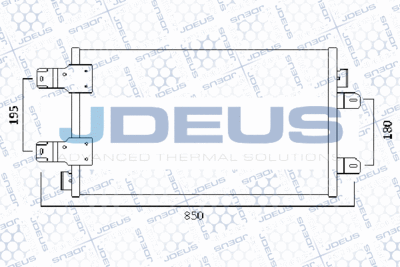 M7231290 JDEUS Конденсатор, кондиционер