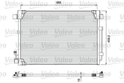 810910 VALEO Конденсатор, кондиционер