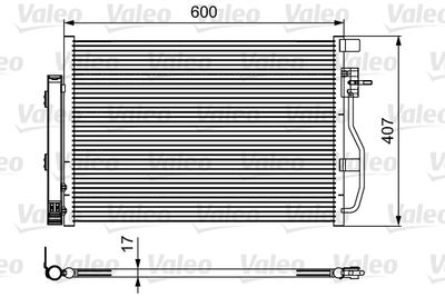 814478 VALEO Конденсатор, кондиционер