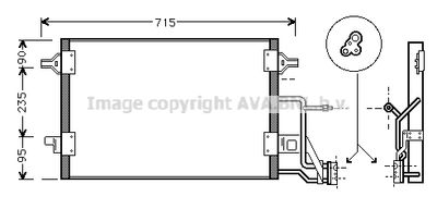 AI5173 AVA QUALITY COOLING Конденсатор, кондиционер