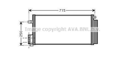 FTA5310D AVA QUALITY COOLING Конденсатор, кондиционер