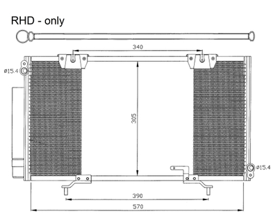 WG2160868 WILMINK GROUP Конденсатор, кондиционер