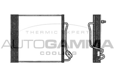 102682 AUTOGAMMA Конденсатор, кондиционер