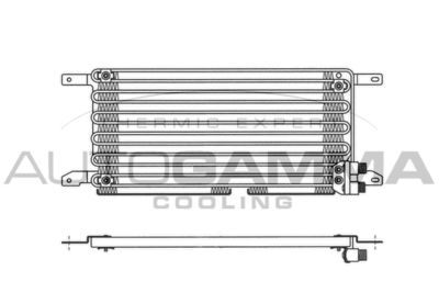 102668 AUTOGAMMA Конденсатор, кондиционер