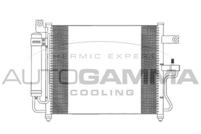 103557 AUTOGAMMA Конденсатор, кондиционер