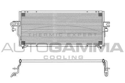 102715 AUTOGAMMA Конденсатор, кондиционер
