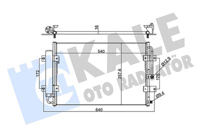 342985 KALE OTO RADYATÖR Конденсатор, кондиционер