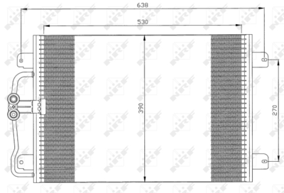 WG2161121 WILMINK GROUP Конденсатор, кондиционер