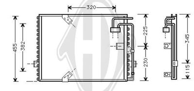 DCC1045 DIEDERICHS Конденсатор, кондиционер