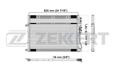 MK3150 ZEKKERT Конденсатор, кондиционер