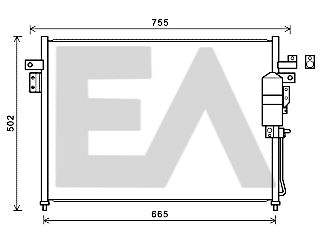 30C18050 EACLIMA Конденсатор, кондиционер