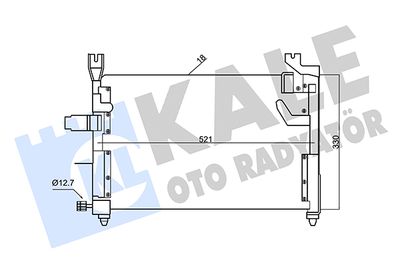 342620 KALE OTO RADYATÖR Конденсатор, кондиционер