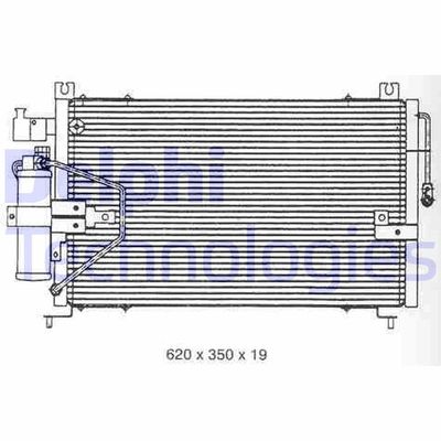 TSP0225256 DELPHI Конденсатор, кондиционер