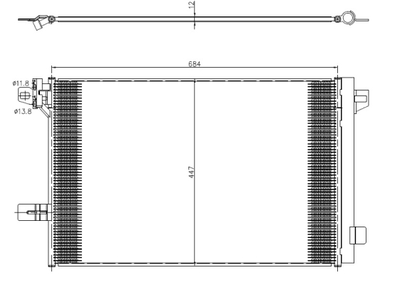 WG2160630 WILMINK GROUP Конденсатор, кондиционер