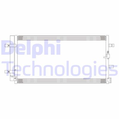 CF20307 DELPHI Конденсатор, кондиционер