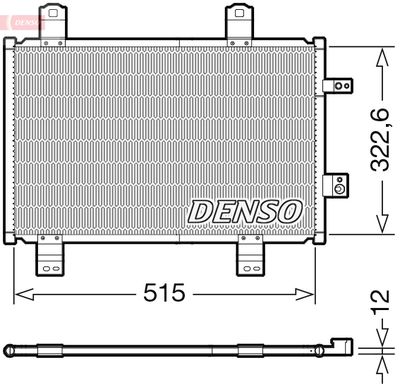 DCN44018 DENSO Конденсатор, кондиционер